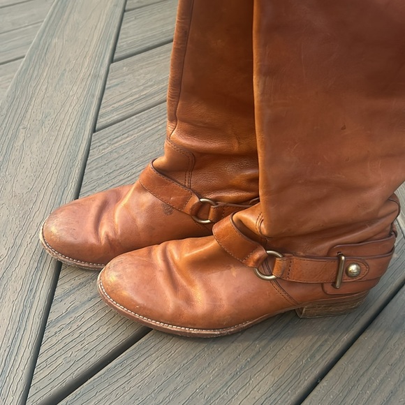 Coach Natale Harness Genuine Leather Riding Boots Size 39 - Picture 5 of 9